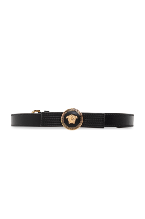 Black Elastic waist belt Versace - SchaferandweinerShops